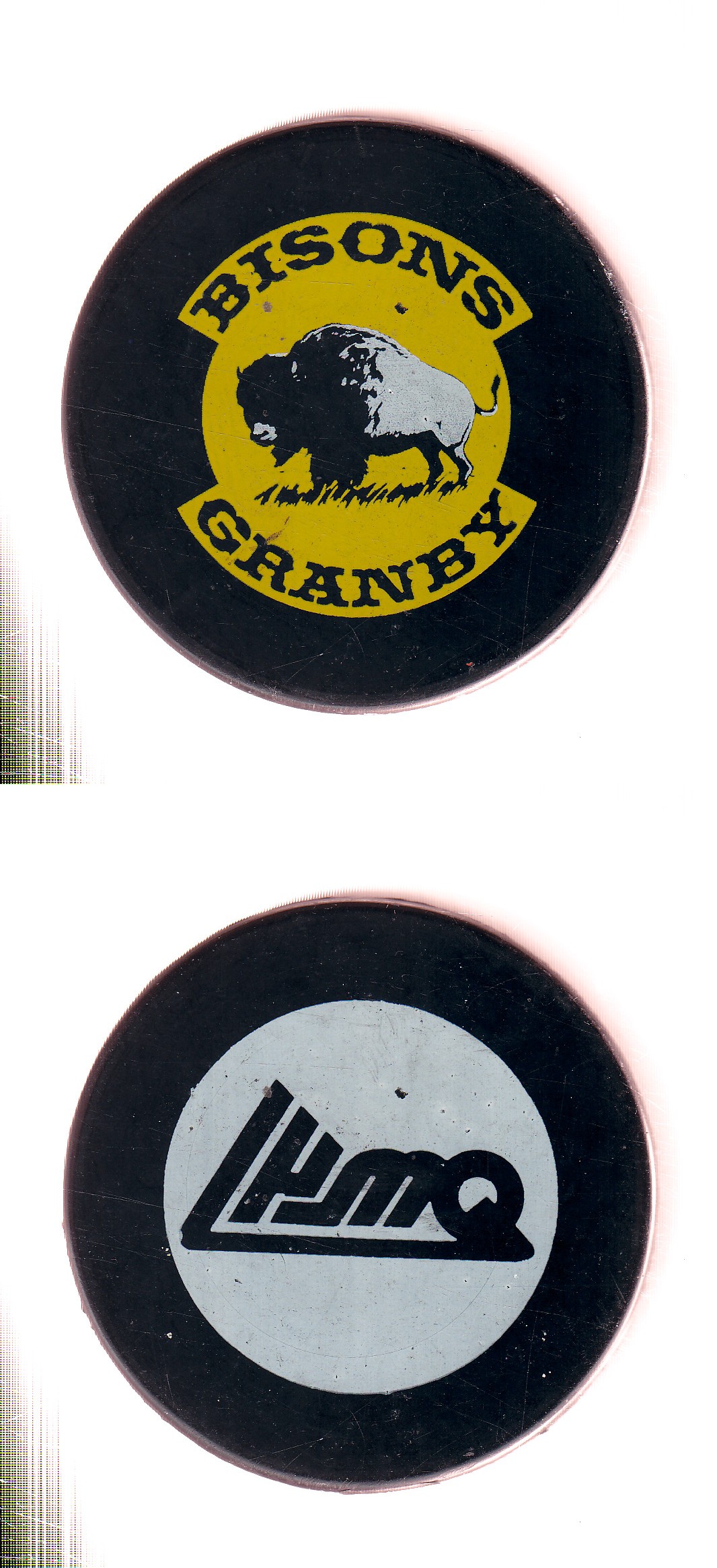 1981-91 VICEROY GRANBY BISONS PUCK photo
