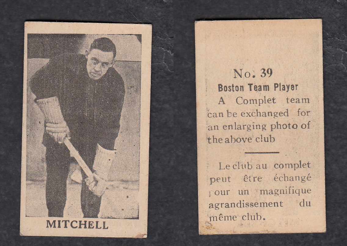 1925-27 ANONYMOUS HOCKEY CARD #39 MITCHELL photo