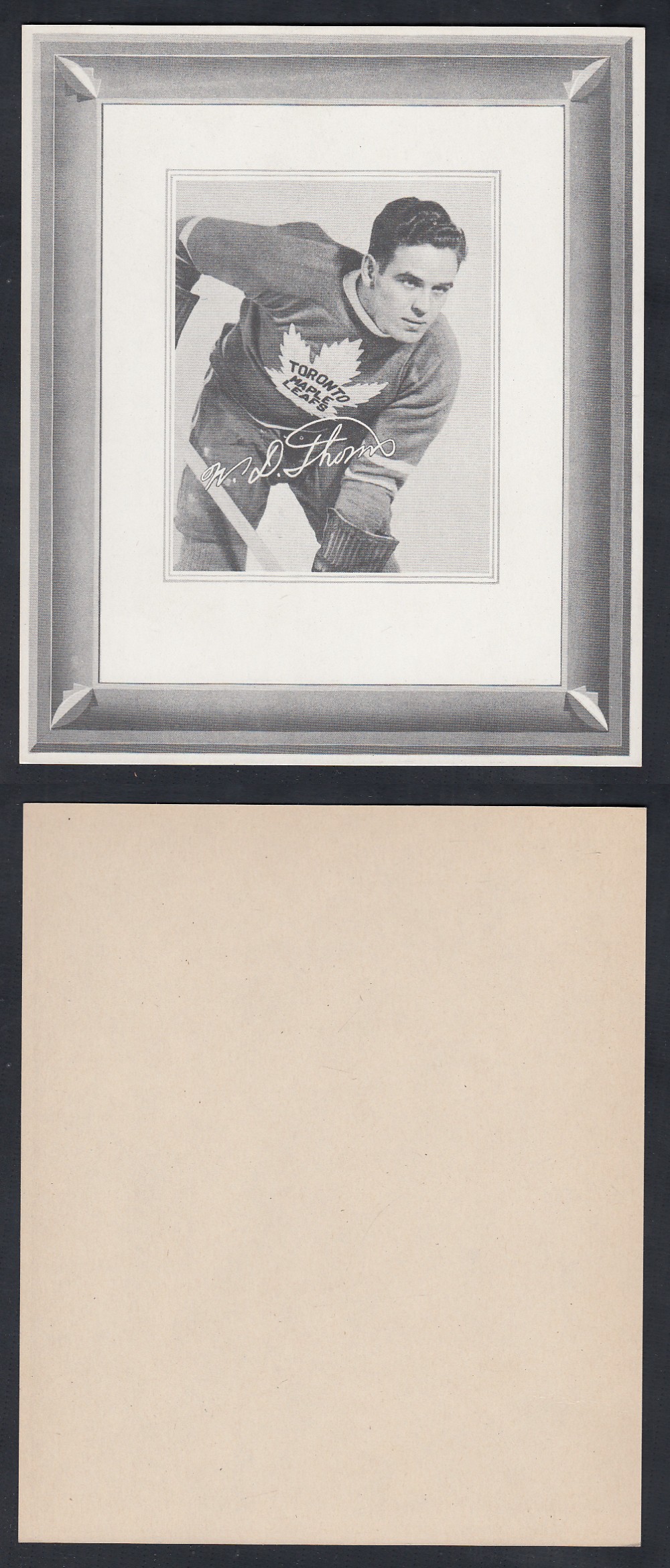 1938-39 QUAKER OATS HOCKEY CARD D. THOMS photo