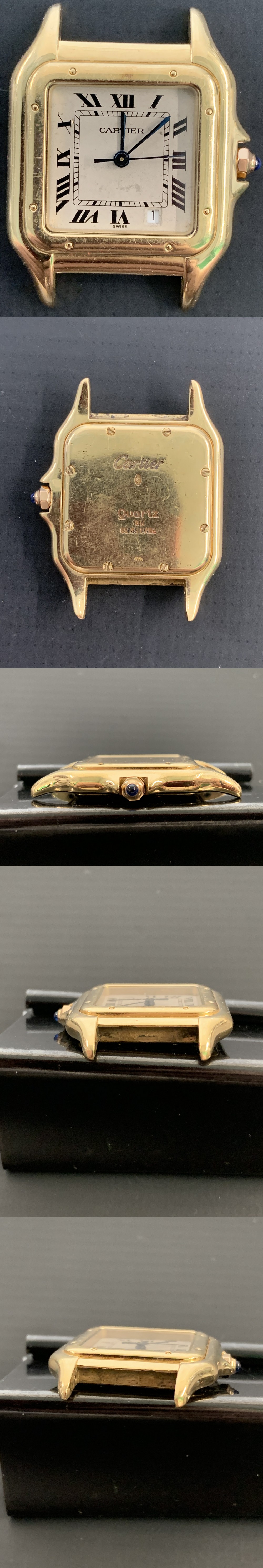 CARTIER TANK 18K GOLD QUARTZ MEN WATH photo CARTIER TANK 18K GOLD QUARTZ MEN WATH photo