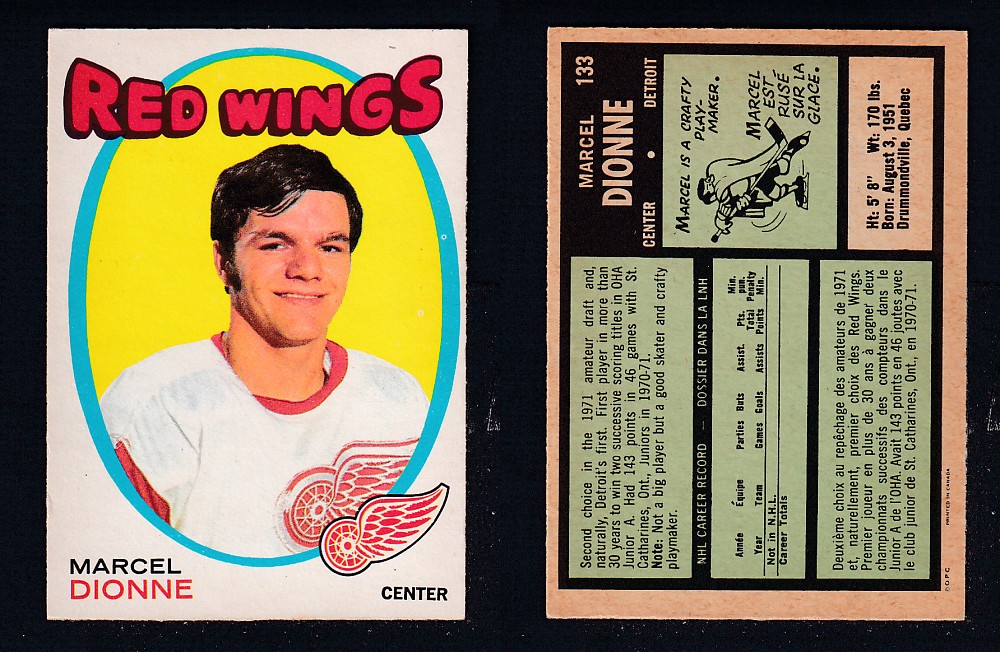 1971-72 O-PEE-CHEE HOCKEY CARD #133 M. DIONNE photo