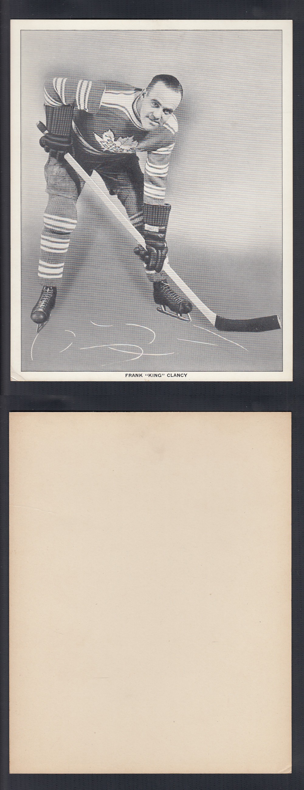 1933-34 WOLD WIDE GUM ICE KINGS PRENIUM F. CLANCY photo