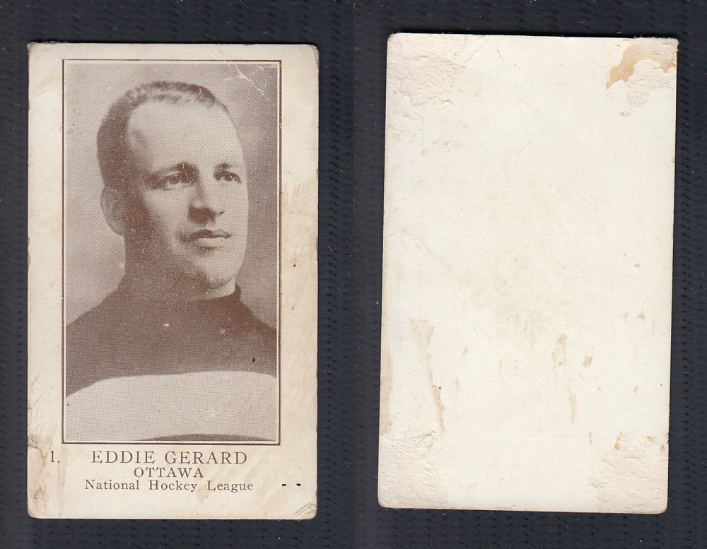 1923-24 WILLIAM PATERSON HOCKEY CARD #1 E. GERARD photo