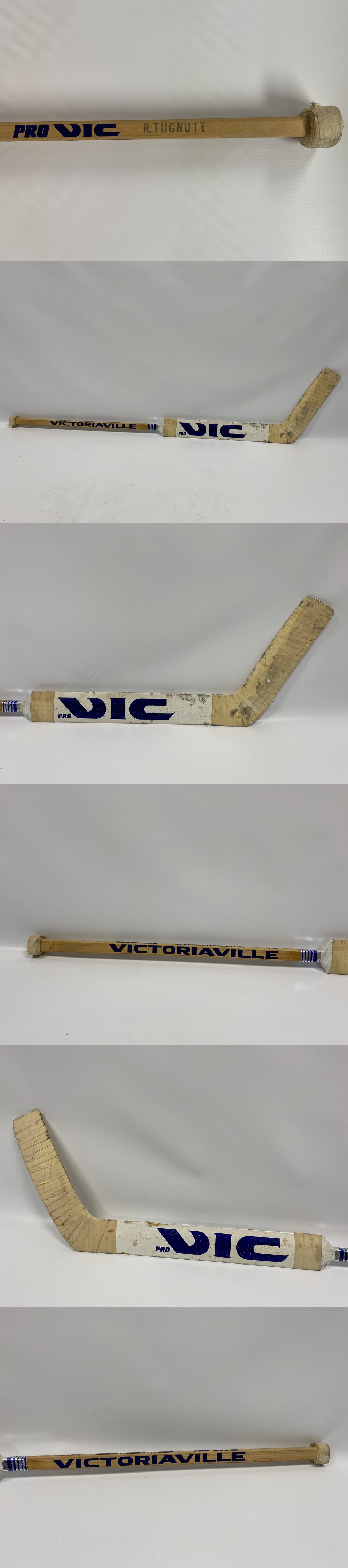1980'S QUEBEC NORDIQUES R.TUGNUTT GAME USED STICK photo
