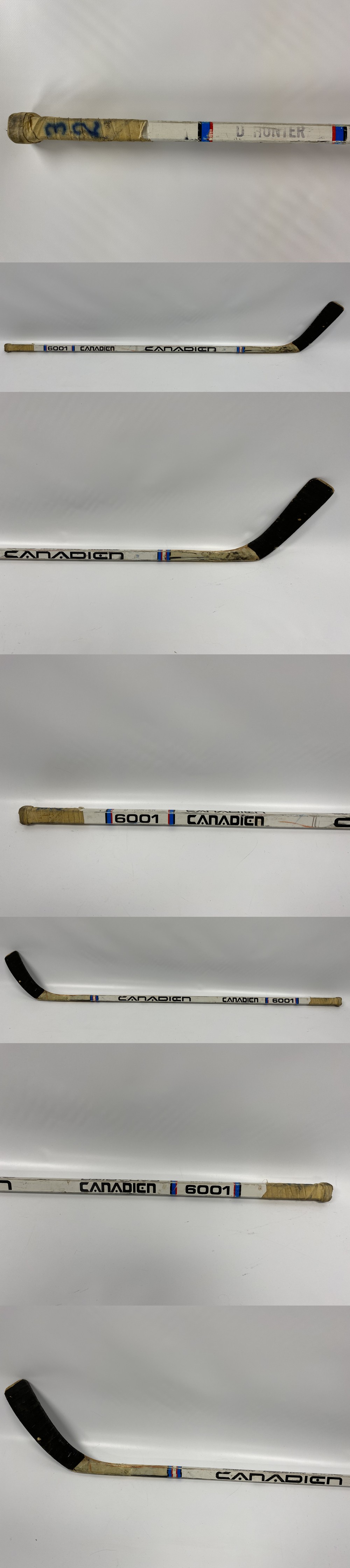 1980'S QUEBEC NORDIQUES D. HUNTER GAME USED STICK photo