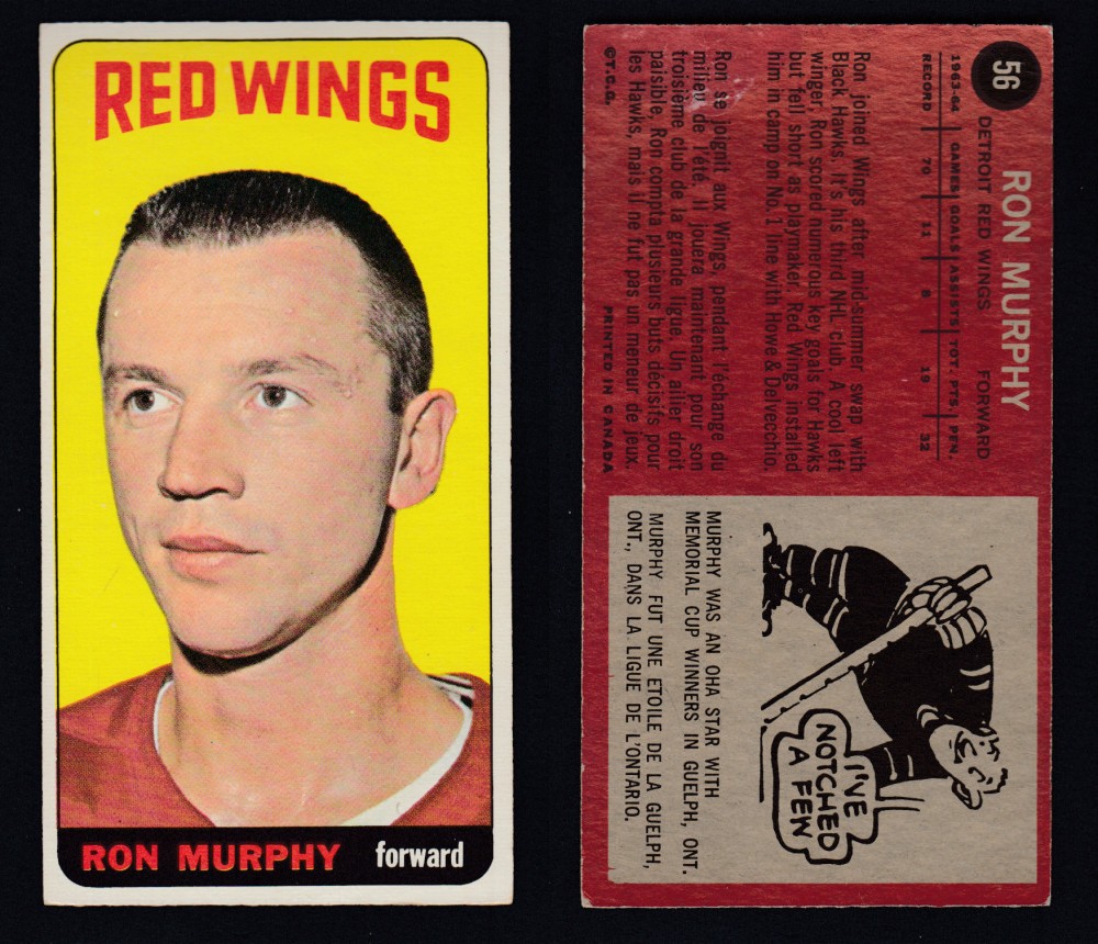 1964-65 TOPPS HOCKEY CARD #56 R. MURPHY photo