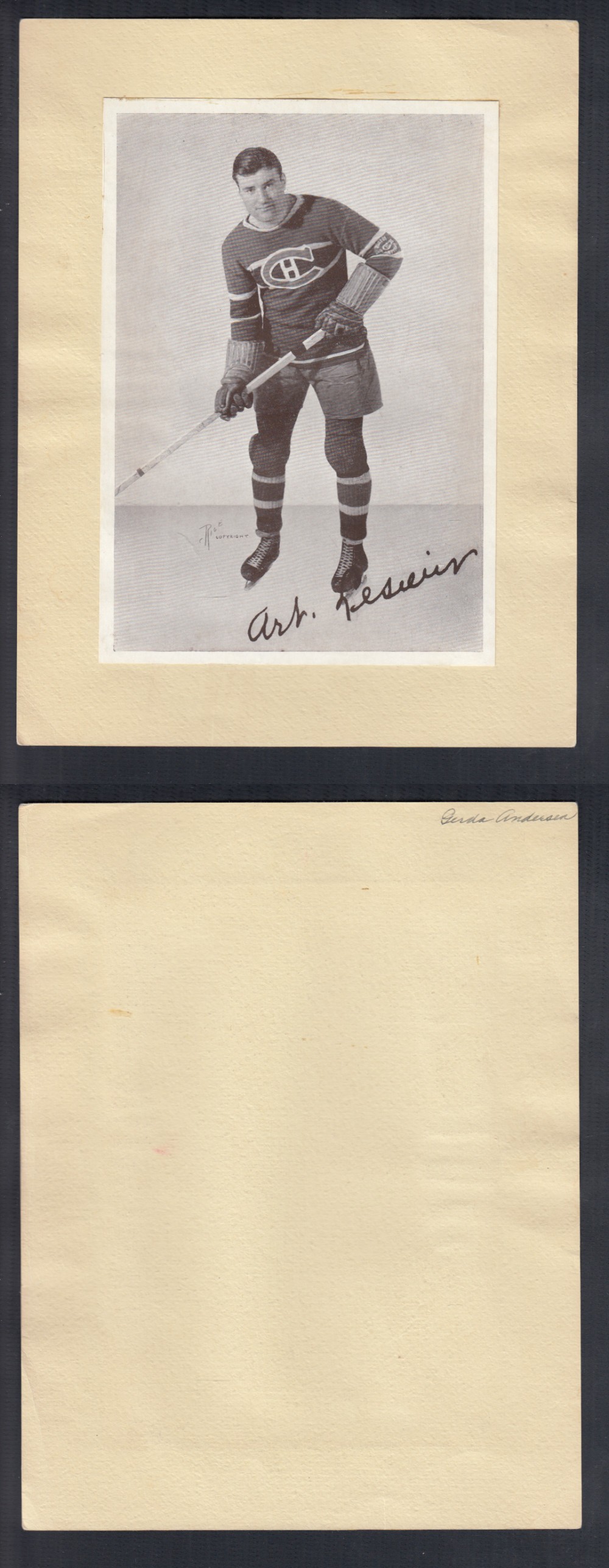 1935-40 CROWN BRAND A. LESIEUR photo