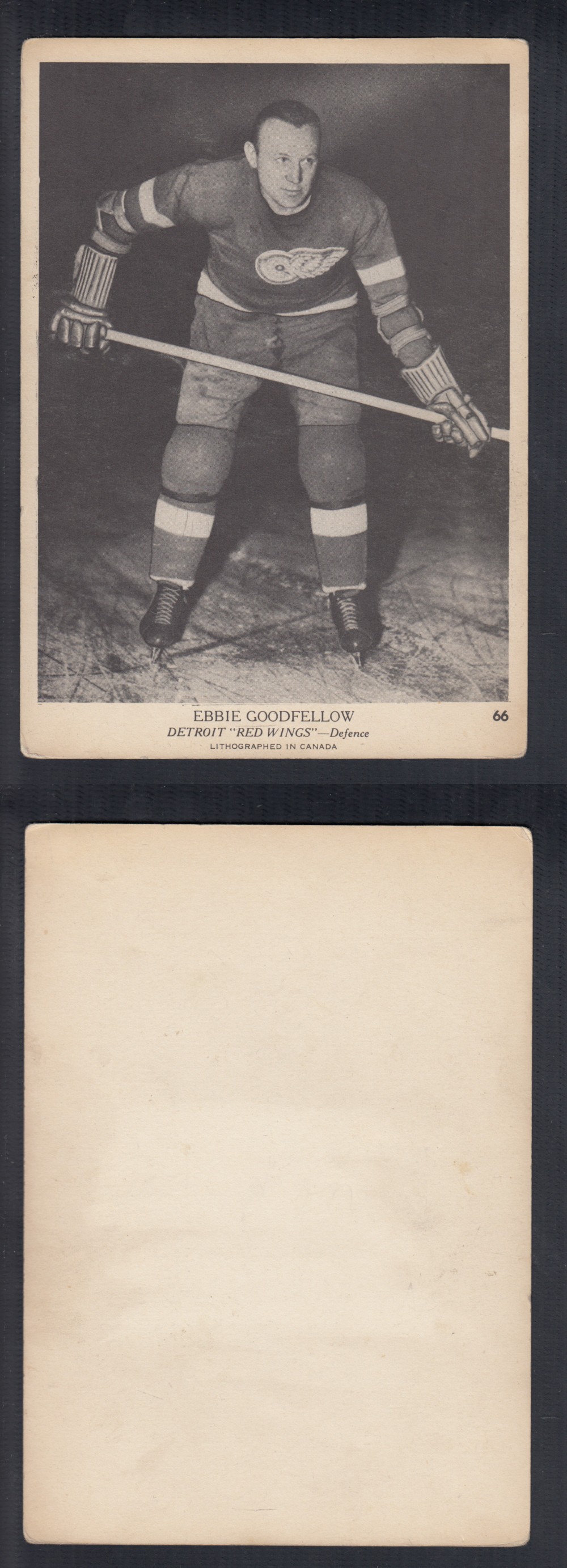 1939-40 O-PEE-CHEE HOCKEY CARD #66 E. GOODFELLOW photo