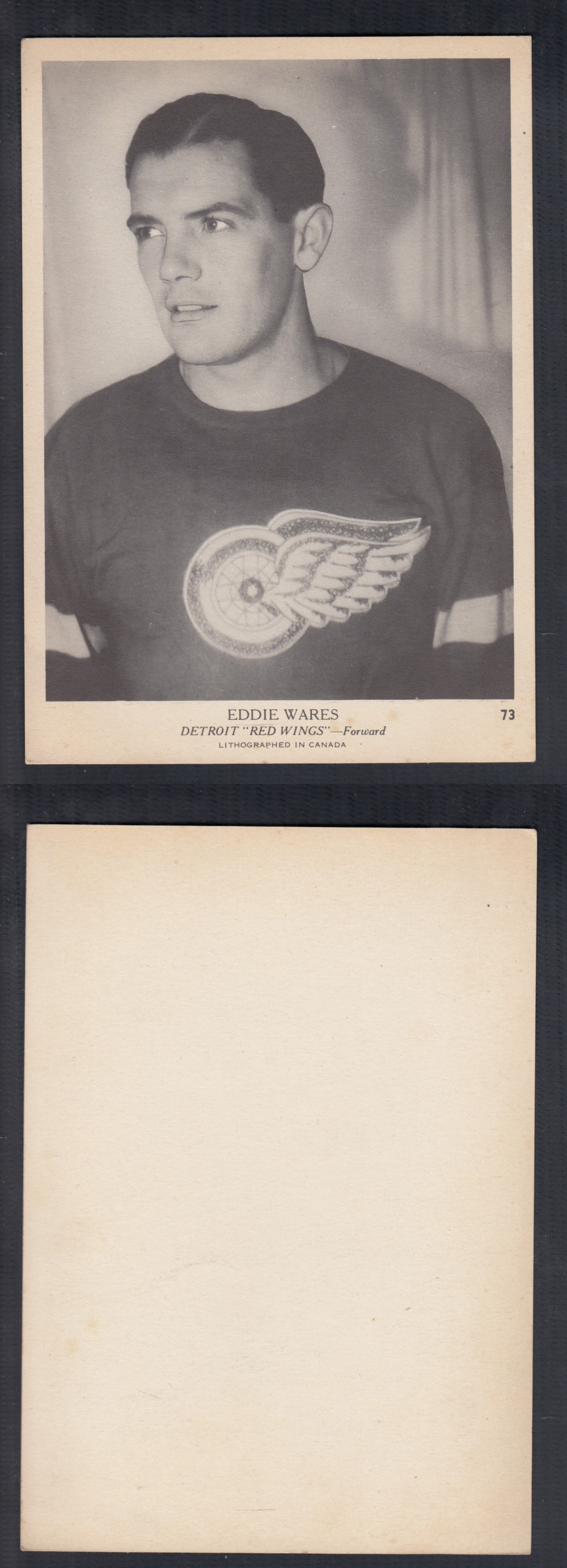 1939-40 O-PEE-CHEE HOCKEY CARD #73 E. WARES photo