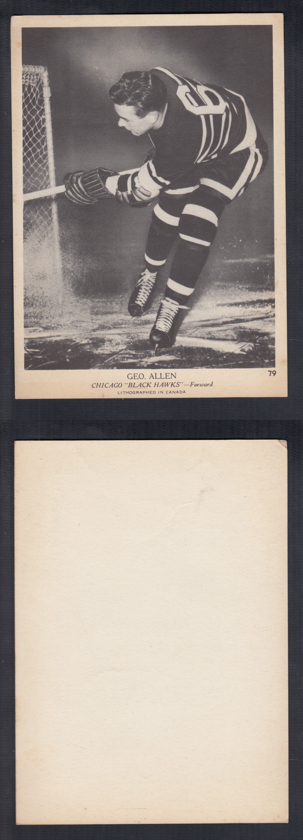 1939-40 O-PEE-CHEE HOCKEY CARD #79 G. ALLEN photo