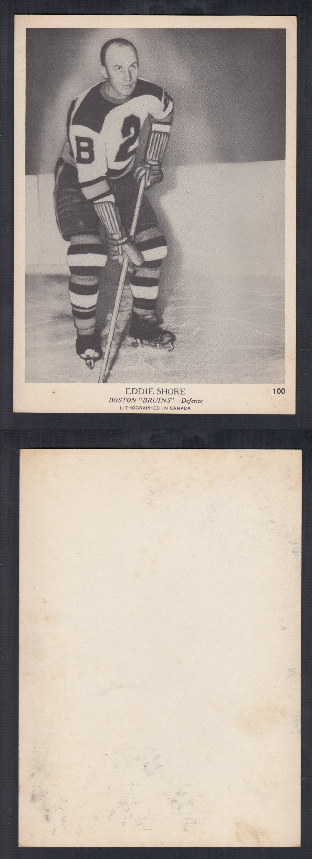 1939-40 O-PEE-CHEE HOCKEY CARD #100 E. SHORE photo