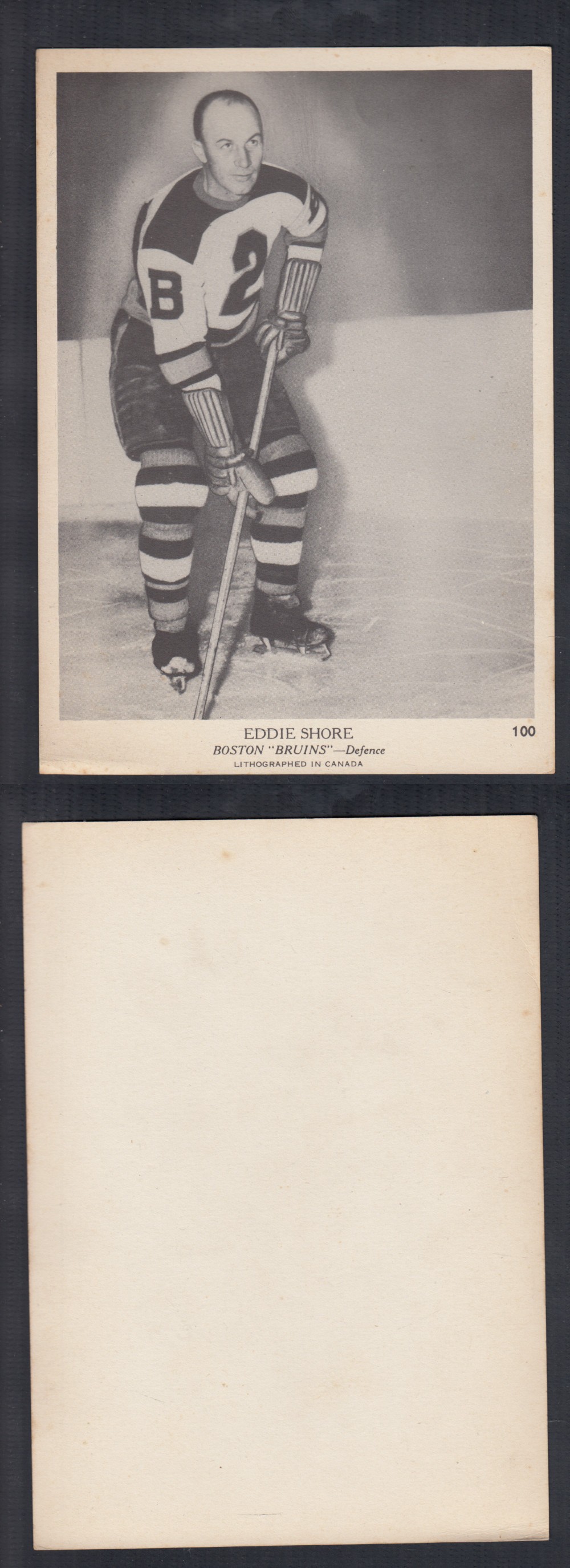 1939-40 O-PEE-CHEE HOCKEY CARD #100 E. SHORE photo