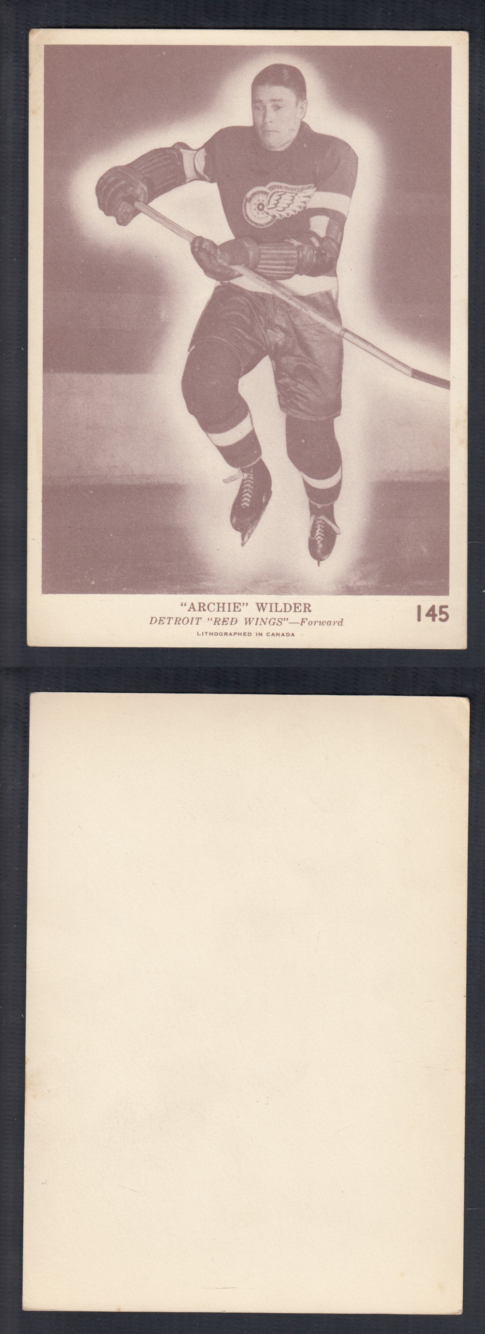 1940-41 O-PEE-CHEE HOCKEY CARD #145 A. WILDER photo