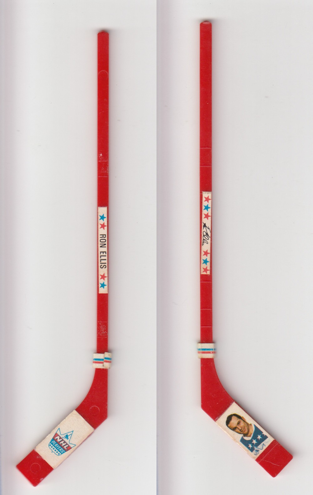 1970-71 POST HOCKEY MINI STICK R. ELLIS photo