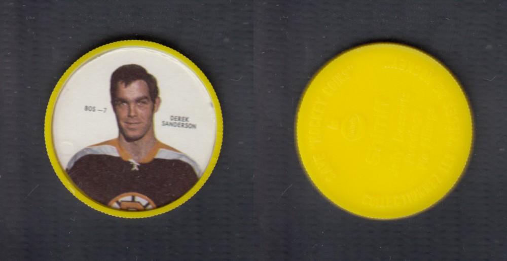 1968-69 SHIRRIFF HOCKEY COIN D. SANDERSON BOS-7 photo