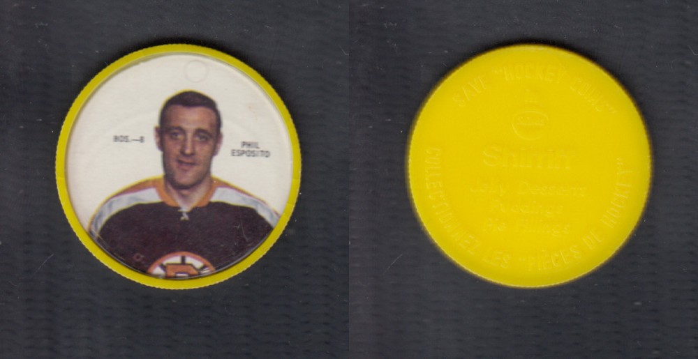 1968-69 SHIRRIFF HOCKEY COIN P. ESPOSITO BOS-8 photo