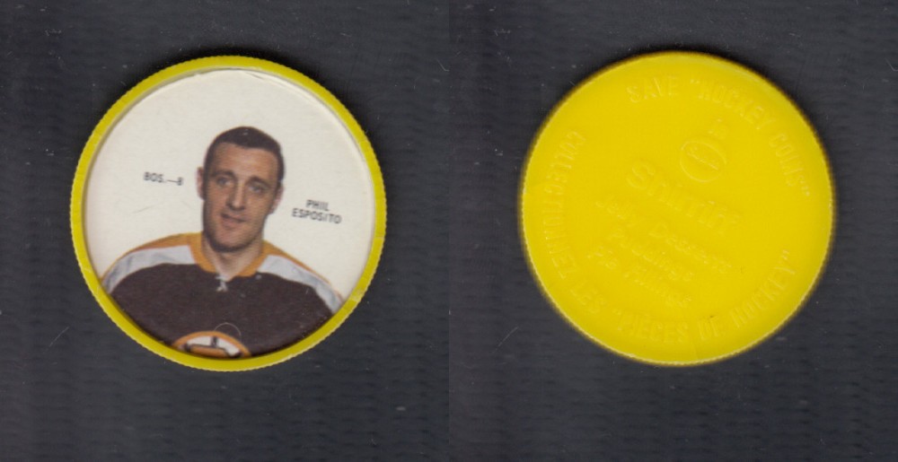 1968-69 SHIRRIFF HOCKEY COIN P. ESPOSITO BOS-8 photo