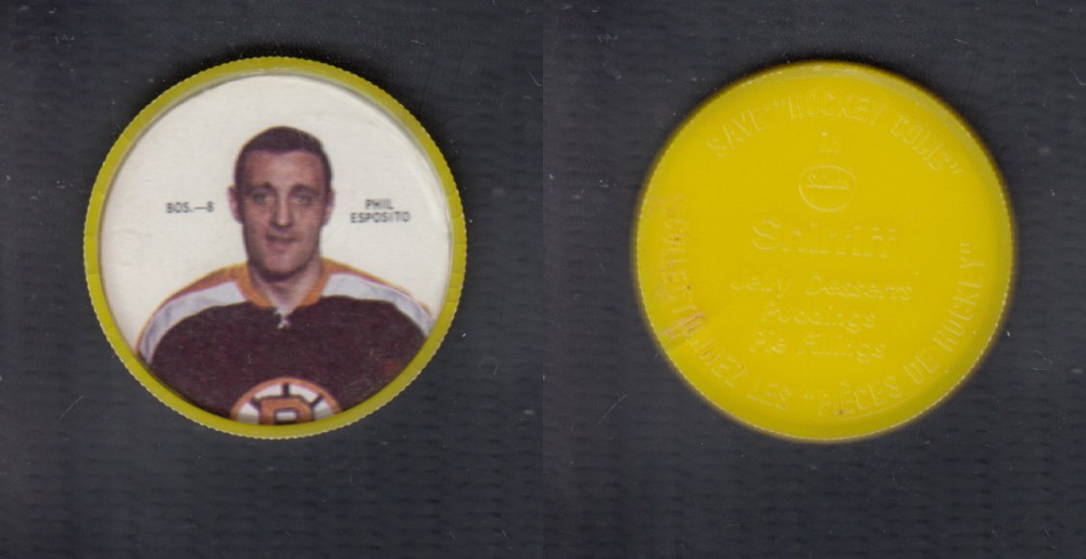 1968-69 SHIRRIFF HOCKEY COIN P. ESPOSITO BOS-8 photo