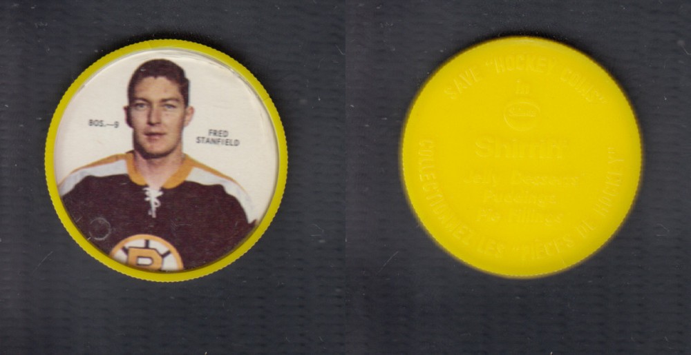 1968-69 SHIRRIFF HOCKEY COIN F. STANFIELD BOS-9 photo