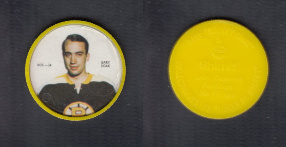 1968-69 SHIRRIFF HOCKEY COIN G. DOAK BOS-14 photo