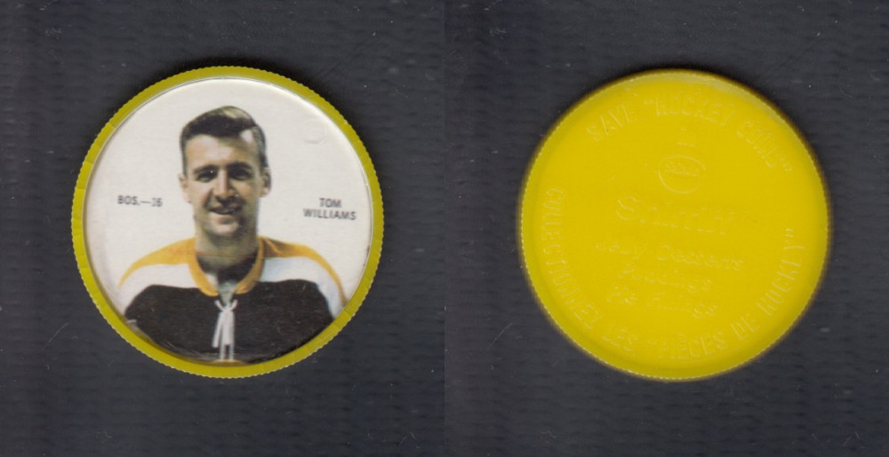 1968-69 SHIRRIFF HOCKEY COIN T. WILLIAMS BOS-16 photo