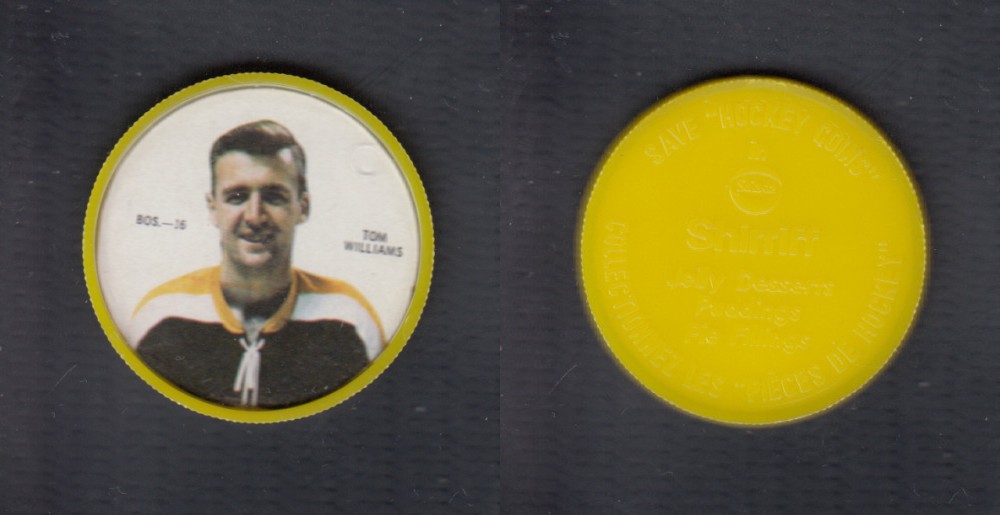 1968-69 SHIRRIFF HOCKEY COIN T. WILLIAMS BOS-16 photo