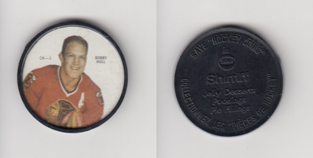 1968-69 SHIRRIFF HOCKEY COIN B. HULL CH-1 photo