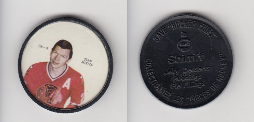 1968-69 SHIRRIFF HOCKEY COIN S. MIKITA CH-9 photo