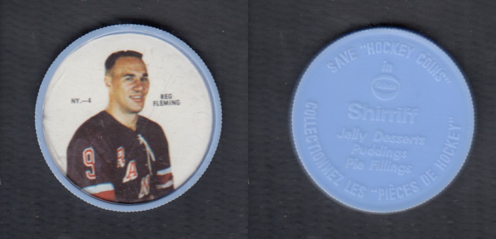 1968-69 SHIRRIFF HOCKEY COIN R. FLEMING NY-4 photo