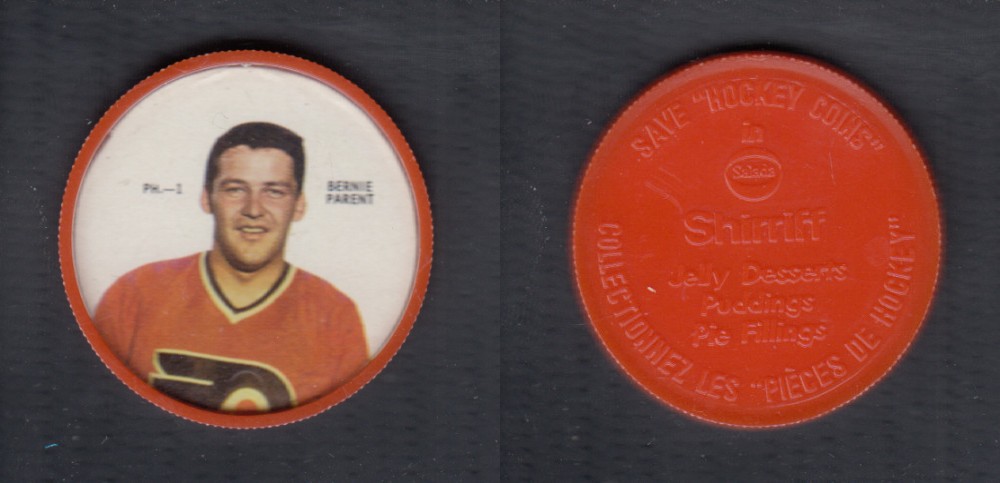 1968-69 SHIRRIFF HOCKEY COIN B. PARENT PH-1 photo