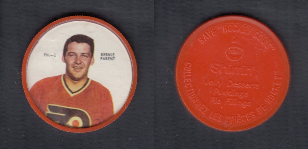 1968-69 SHIRRIFF HOCKEY COIN B. PARENT PH-1 photo