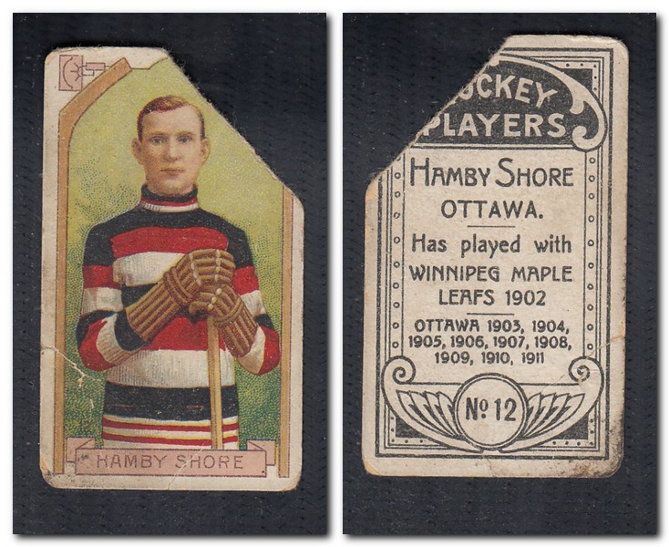 1911-12 C55 IMPERIAL TOBACCO HOCKEY CARD #12 H. SHORE photo