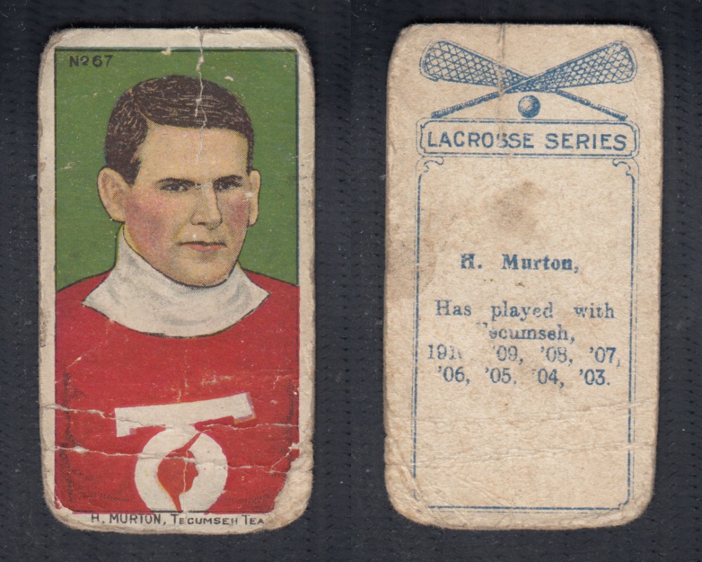 1910-11 C60 LACROSSE CARD #67 H. MURTON photo