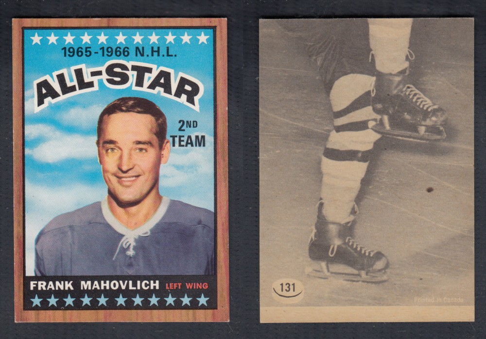 1966-67 TOPPS HOCKEY CARD #131 ALL STAR F. MAHOVLICH photo