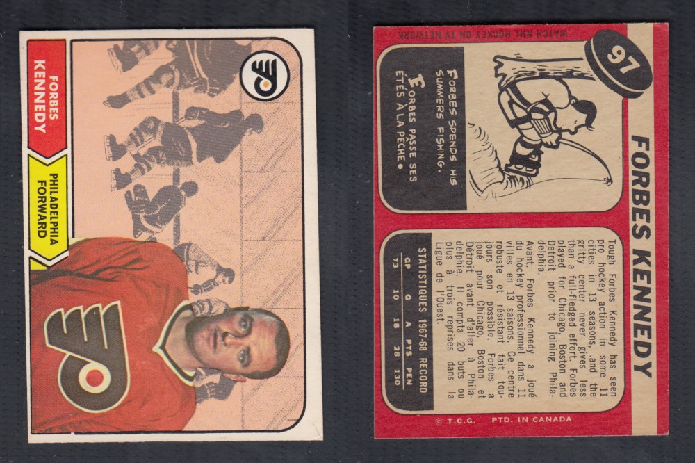 1968-69 O-PEE-CHEE HOCKEY CARD #97 F. KENNEDY photo