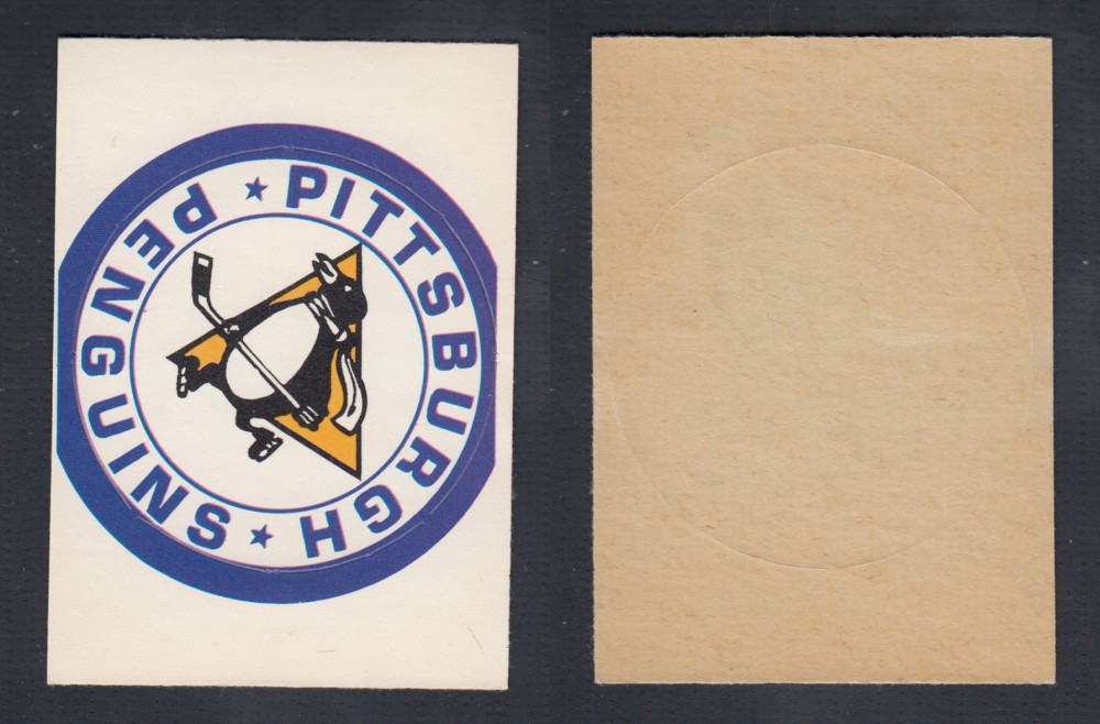 1972-73 O-PEE-CHEE TEAM EMBLEM NHL PITTSBURGH PENGUINS photo