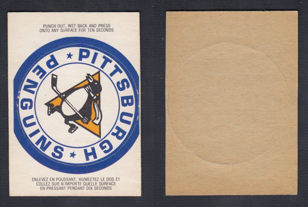 1973-74 O-PEE-CHEE TEAM EMBLEM NHL PITSBURGH PENGUINS photo