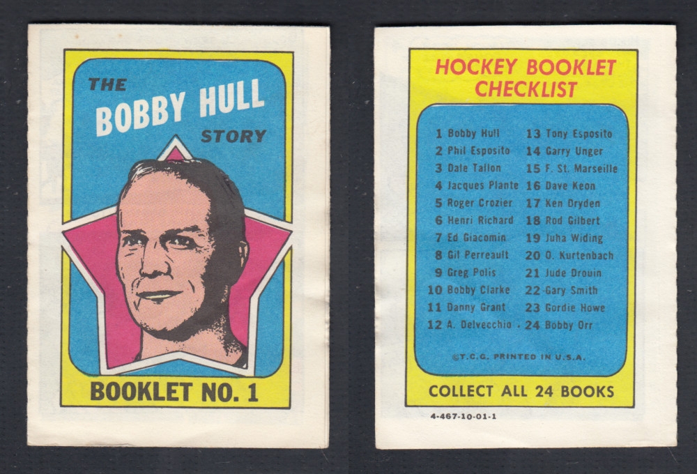 1971-72 TOPPS STORY BOOKLET #1 B. HULL photo