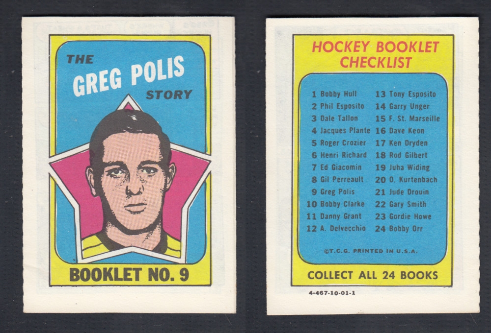 1971-72 TOPPS STORY BOOKLET #9 G. POLIS photo