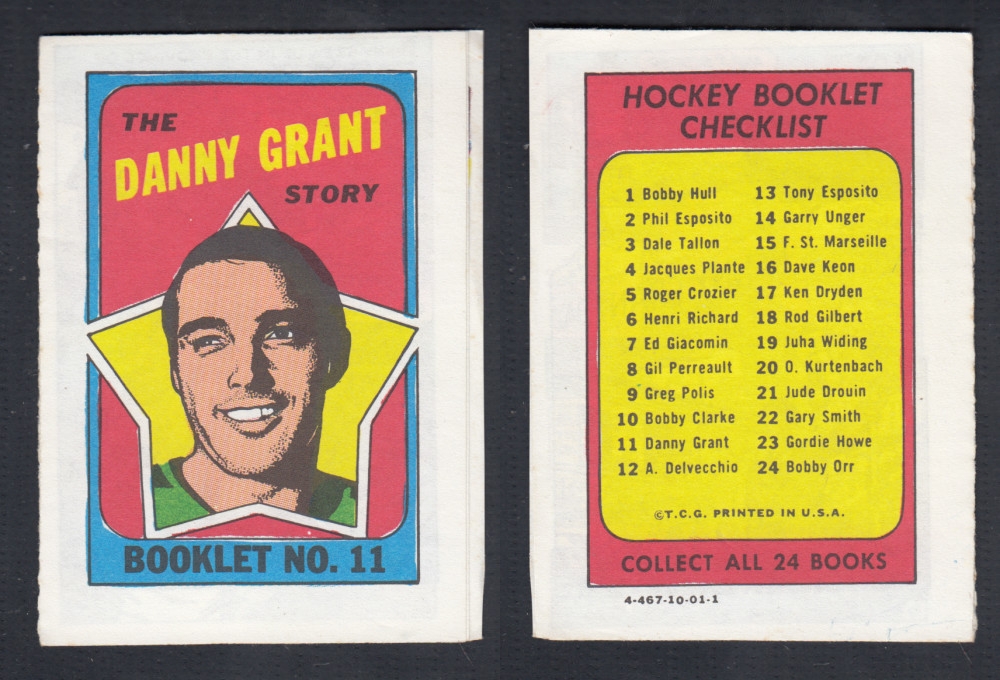 1971-72 TOPPS STORY BOOKLET #11 D. GRANT photo
