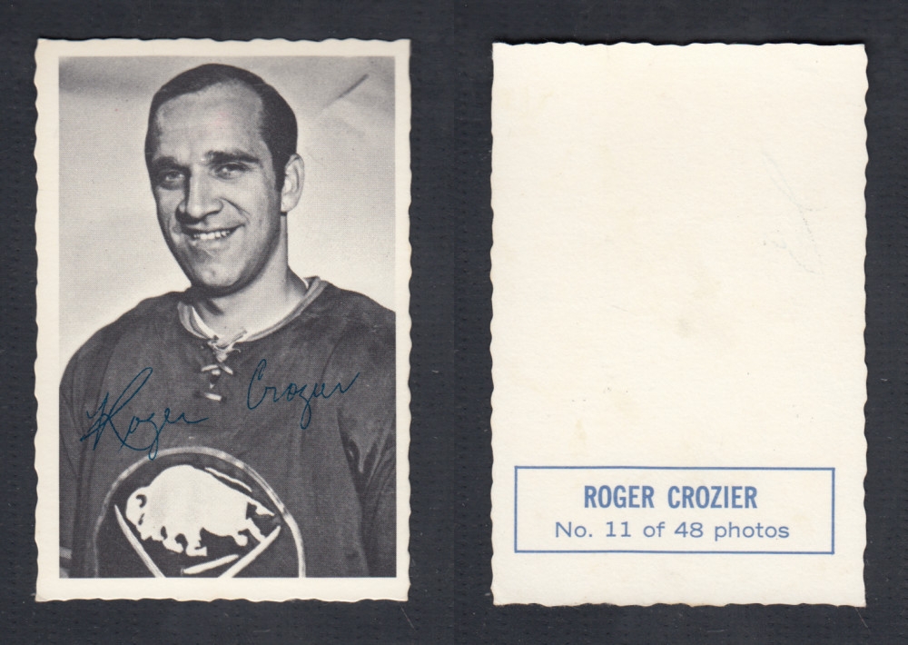 1970-71 O-PEE-CHEE DECKLE EDGE #11 R. CROZIER photo