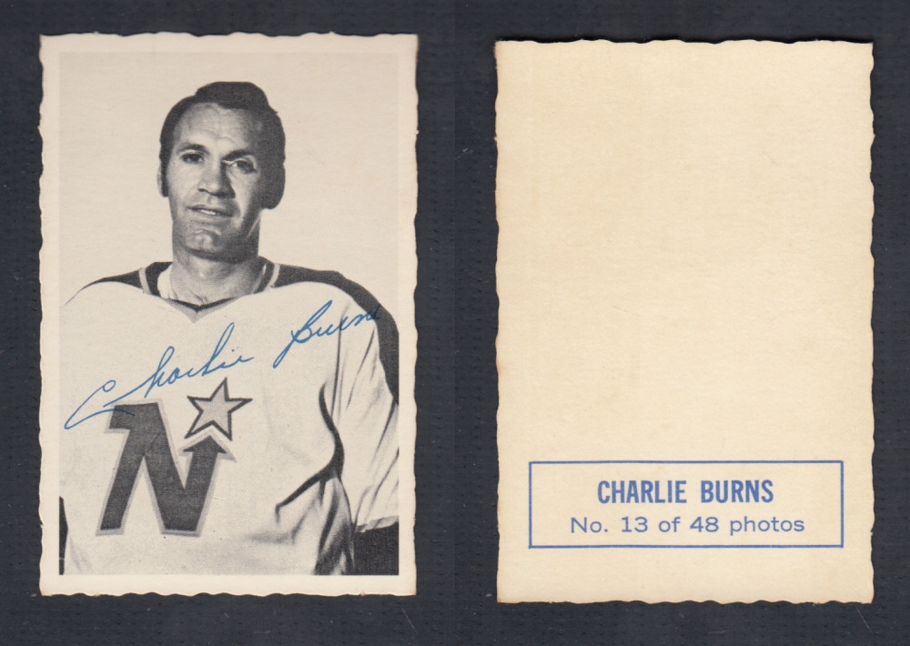 1970-71 O-PEE-CHEE DECKLE EDGE #13 C. BURNS photo