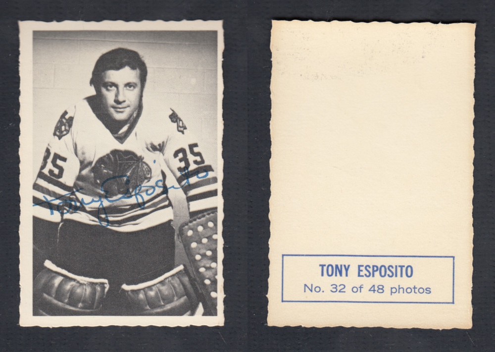 1970-71 O-PEE-CHEE DECKLE EDGE #32 T. ESPOSITO photo