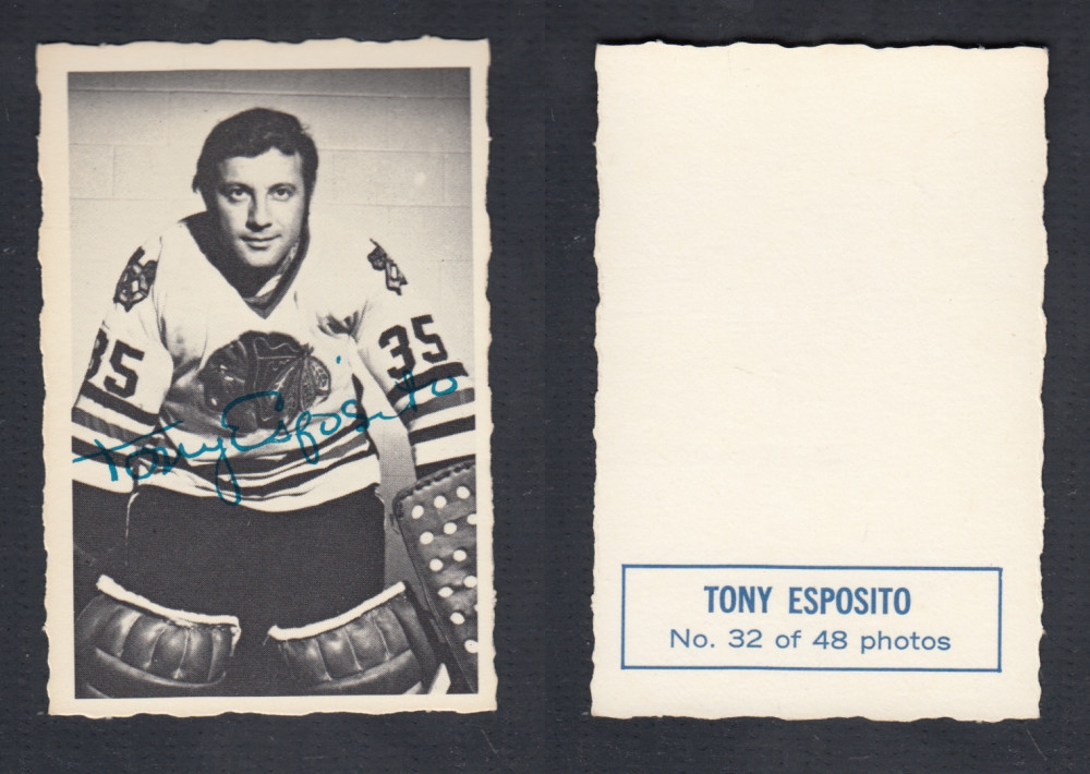 1970-71 O-PEE-CHEE DECKLE EDGE #32 T. ESPOSITO photo