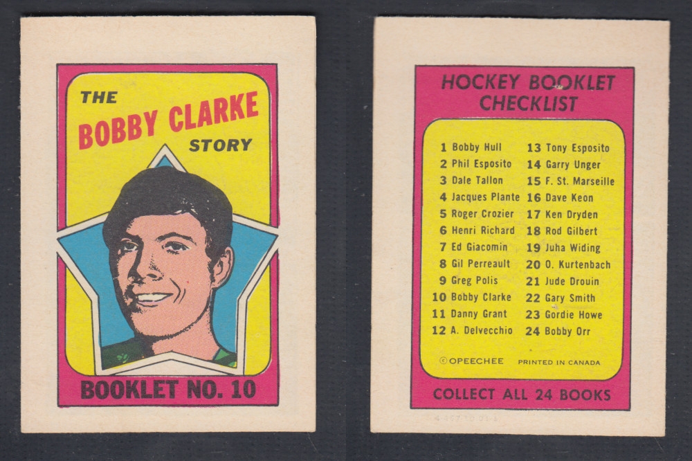 1971-72 O-PEE-CHEE STORY BOOKLET #10 B. CLARKE photo