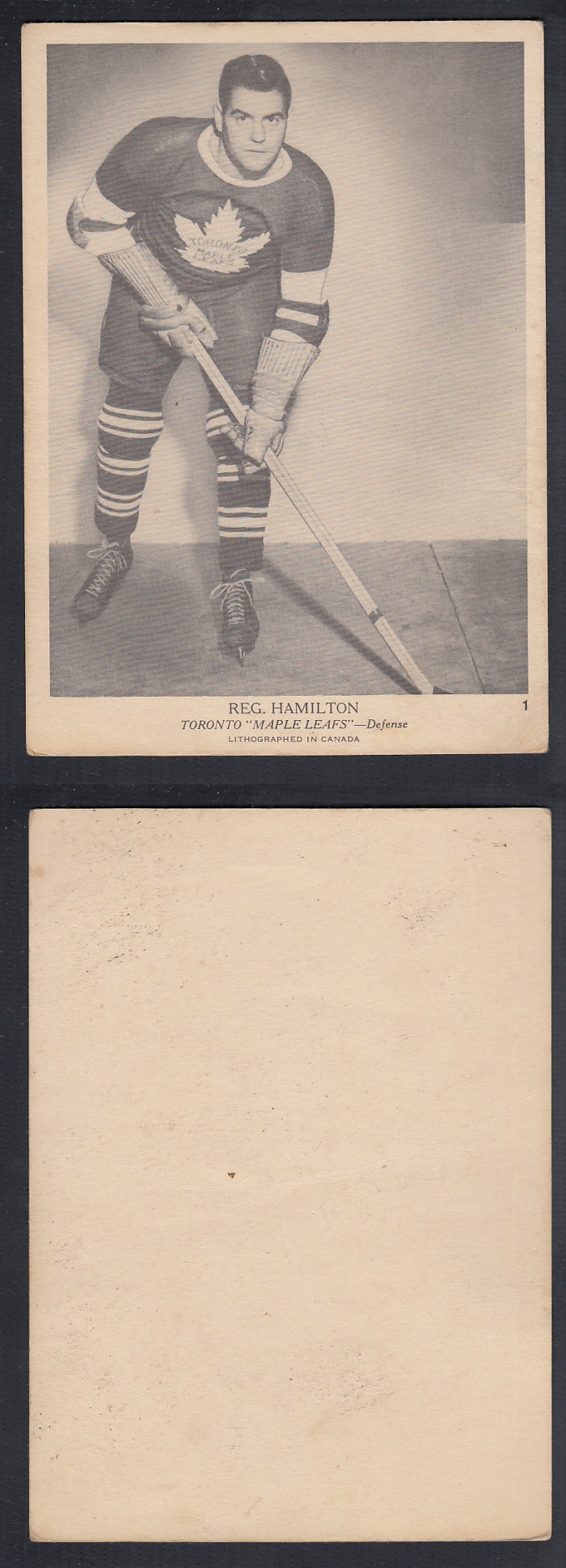 1939-40 O-PEE-CHEE HOCKEY CARD #1 R. HAMILTON photo