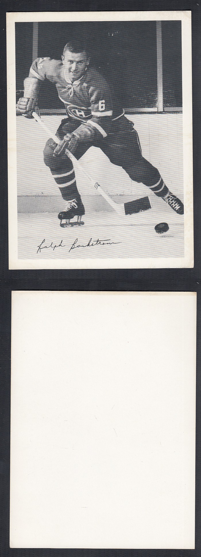 1960-61 YORK PREMIUM PHOTO R. BACKSTROM photo