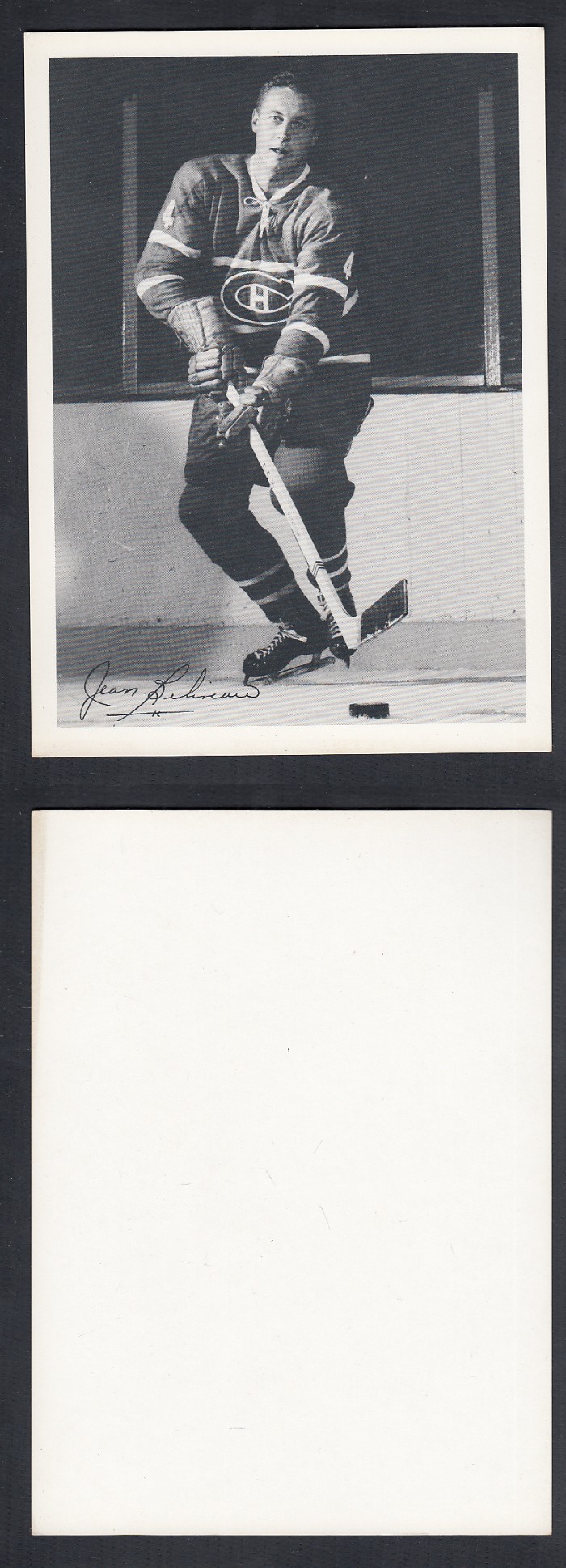 1960-61 YORK PREMIUM PHOTO J. BELIVEAU photo