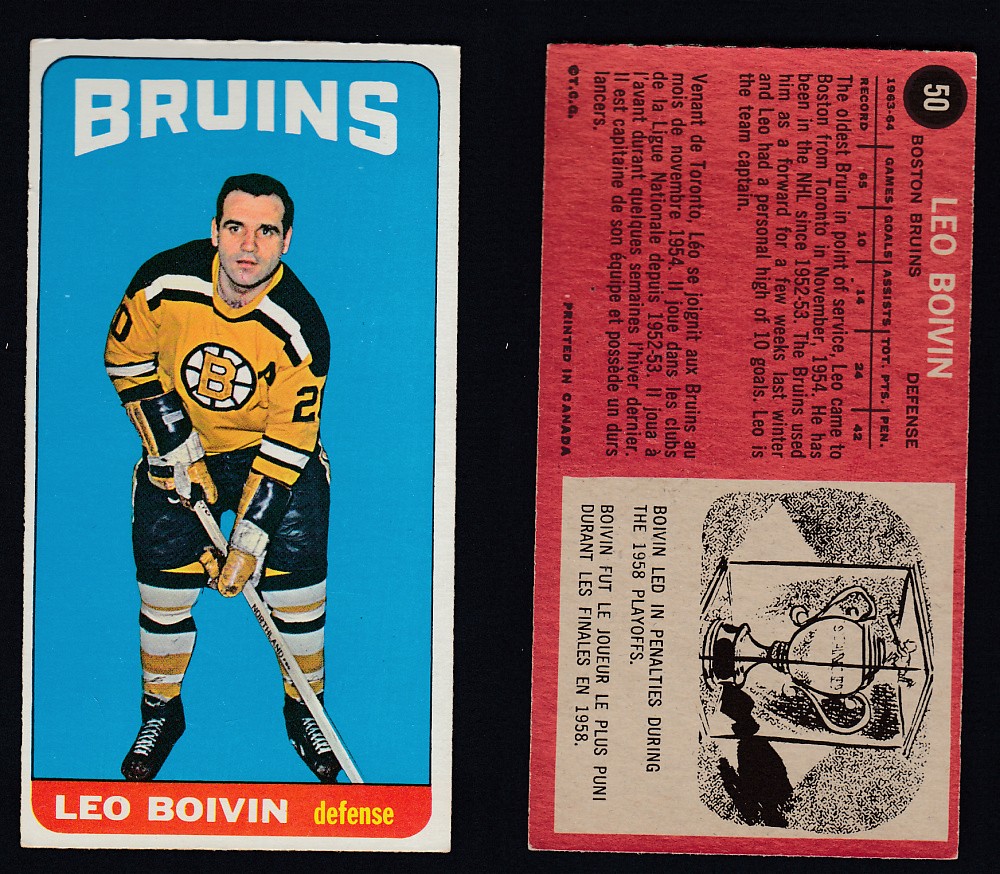 1964-65  TOPPS HOCKEY CARD #50 L. BOIVIN  photo