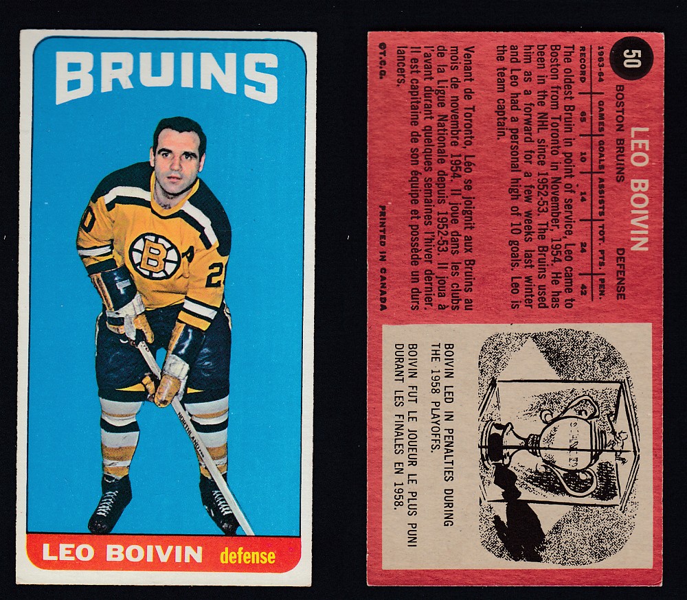 1964-65  TOPPS HOCKEY CARD #50 L. BOIVIN  photo